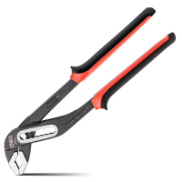 得力(deli) 专业级水泵钳铬钒钢(红)12"