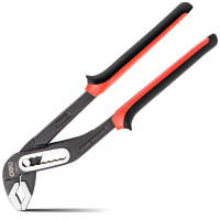 得力(deli) 专业级水泵钳铬钒钢(红)10”