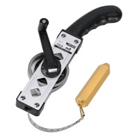 得力(deli) 量油尺纯铜吊坠(黄)20m