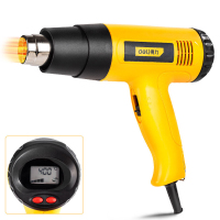 得力(deli) 热风枪数显调温(黄)2000W