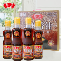 鲁花 芝麻香油 880ml盒装(180ml*2+260ml*2) 凉拌调味烹饪火锅食用油 新老包装随机发货