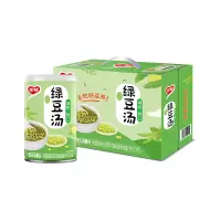 银鹭 绿豆汤280g*12罐 整箱粥礼盒装 夏日清凉早餐代餐杂粮粥