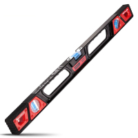 得力(deli) 水平尺实心铝压铸(红)600mm