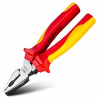 得力(deli) 绝缘省力型钢丝钳6"