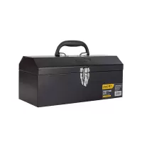 得力(deli) 铁皮工具箱(黑)20寸