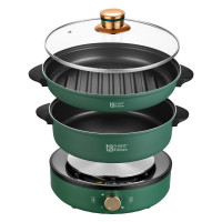 巴尔德 多功能料理锅电火锅TD-002,28CM(节假日不发货)