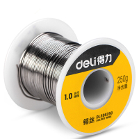 得力(deli) 锡丝30%含锡量(银)1.0mm,250g