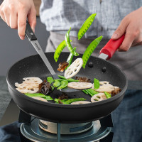 苏泊尔(SUPOR) 平底锅煎锅 星星石麦饭石色健康不粘锅 燃气电磁炉通用锅具 26CM PJ26W4