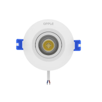 欧普照明(OPPLE)平台射灯-雅尚II-6W-3000K-2.5寸-雅白 黄光射灯(开孔65-80mm)(5个装)