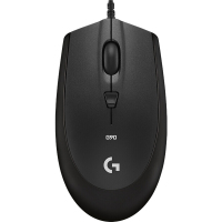 罗技 Logitech G90 有线鼠标 电竞游戏机械鼠标 黑色
