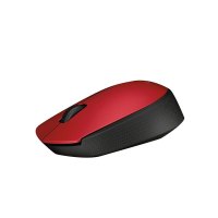 罗技 Logitech M171(M170) 鼠标 无线鼠标 办公鼠标 对称鼠标 红色 带无线2.4G接收器