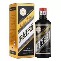 茅台 MOUTAI 53度酱香型白酒 王子黑金 500ml 单瓶