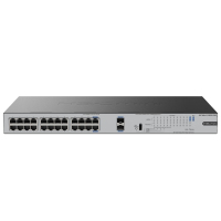 新华三(H3C)S1226FX-PWR 24口千兆电+2万兆光纤口非网管企业级POE交换机机架式 网线分流器225W供电