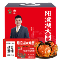 [礼券]今锦上 阳澄湖大闸蟹礼券 公4.5两母3.5两4对8只中秋螃蟹卡礼盒礼品卡
