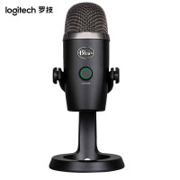 罗技USB电容麦克风 黑色