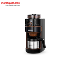 摩飞(Morphyrichards) MR1103全自动磨豆家用办公滴漏式咖啡机美式咖啡不锈钢保温咖啡壶 豆粉两用