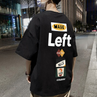 夏季男短袖休闲t恤透气半袖上衣男百搭宽松潮流短袖衫