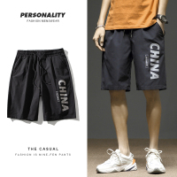 美式短裤男ins潮牌潮流夏季宽松工装休闲抽绳运动五分裤子