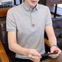 短袖t恤男士夏季新款潮流翻领POLO衫薄款百搭短袖衣服