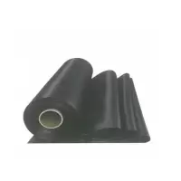 谐晟 黑色橡胶板 5mm 1米宽 6米/卷 50kg