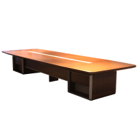 西泰油漆会议桌4.8米会议桌开放漆培训桌YD-11148