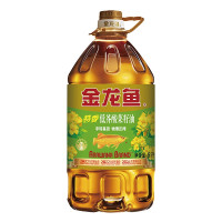 金龙鱼 食用油 特香低芥酸 菜籽油5L 非转基因 物理压榨