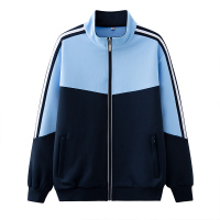 时尚拼色长袖运动套装6633