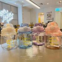 苏宁极物 大肚吸管杯1000毫升[H-SL-0068] 60个装