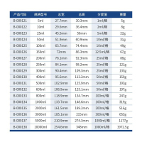 高硼硅加厚带刻度低型烧杯玻璃烧杯 2000ml