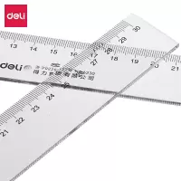 得力(deli)30cm办公通用直尺 测量绘图尺子 办公用品 6230