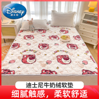 迪士尼 牛奶绒床垫垫褥软垫卧室家用珊瑚法兰绒床褥子毯垫被冬季加厚