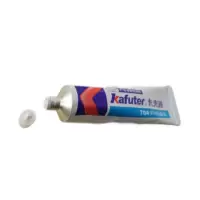 卡夫特 kafuter K-704 有机硅密封胶 单组份室温固化硅橡胶 电子胶 白色 45克/支(10支)