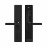 TCL指纹锁智能锁密码锁下压式半自动把手K300(单位:套)