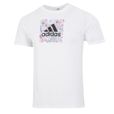 阿迪达斯 ADIDAS 男子 运动型格 M DOODLE BOX T 运动 T恤