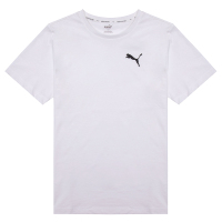 PUMA彪马白色圆领T恤男夏季运动服休闲宽松短袖