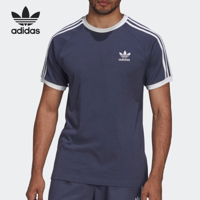 Adidas/阿迪达斯三叶草夏季男子运动健身短袖