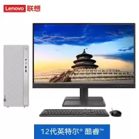 联想(Lenovo)天逸510Pro 12代酷睿 商务办公台式机电脑主机(I5-12400 16G 1T+512G 2G独显 WIFI) 19.5 定制 家用企业采购台式机