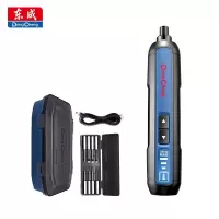 东成 家用锂电起子机 (DCPL04-5E) 电动螺丝刀充电手电钻多功能工具箱五金工具套装 单位:套