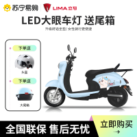 立马电动车60v小龟王米迪长跑成人电动轻便摩托车男女代步电瓶车奇异果兰