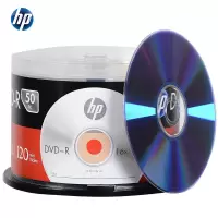 惠普(HP) 空白光盘 16速4.7GB 桶装50片 DVD-R 光盘/刻录盘