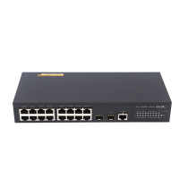 新华三(H3C)S3100V3-18TP-SI 8口千兆电+8口百兆电+2千兆光千百兆组合网管企业级网络交换机