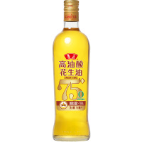 鲁花高油酸花生油750ML 物理压榨 健康好油 家用粮油