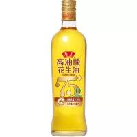 鲁花高油酸花生油750ML 物理压榨 健康好油 家用粮油