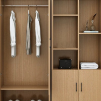 边巷(BIANXIANG)LeFEIFAN 卧室简约家具大衣橱木质柜子边巷衣柜BX-SG-08