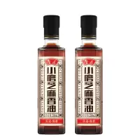 鲁花小磨芝麻香油260ML*2 芝麻油 麻油 火锅调味料 凉拌烹饪食用油