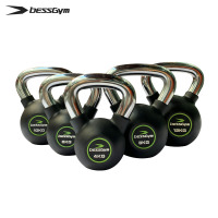 必动(BESSGYM)LM-4012 包胶壶铃 男士女士提壶哑铃壶铃家用健身器材 单位:KG