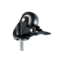 国际通2寸丝杆M12*25刹车轮