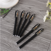 得力(deli)盖帽式中性笔 一支 0.5mm12支装