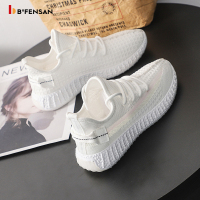 波梵森椰子鞋女2022年新款韩版透气休闲时尚小白鞋网面运动鞋