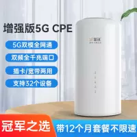 新讯FP1-1增强版5G CPE十二个月套餐 无线路由器随身wifi笔记本电脑办公家用4g5g上网卡无限全网高速流量 白色+十二个月套餐